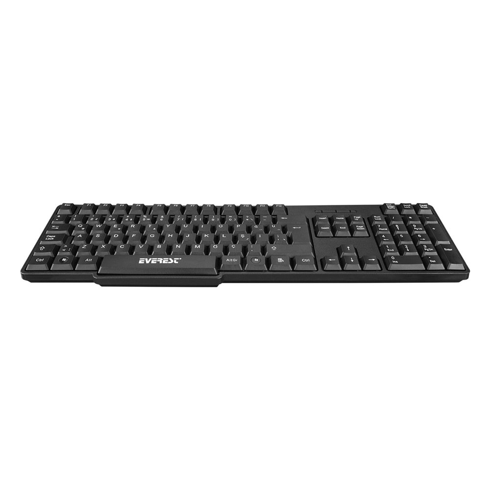Everest KM-6852 Q USB Siyah MM Kablosuz Combo Klavye Mouse Set