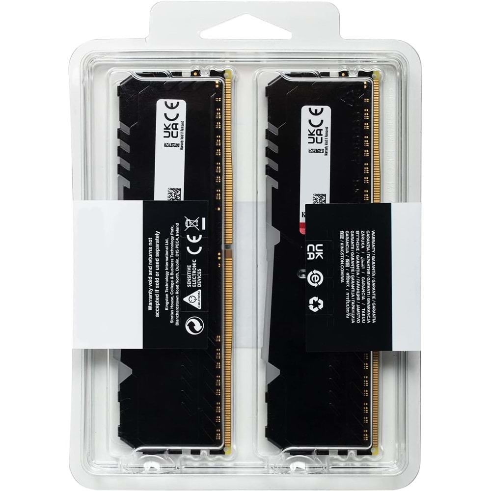 Kingston 32GB (2x16GB) 3200MHz DDR4 FuryBeast DIMM CL16 1.2V (KF432C16BB1AK2/32) Ram