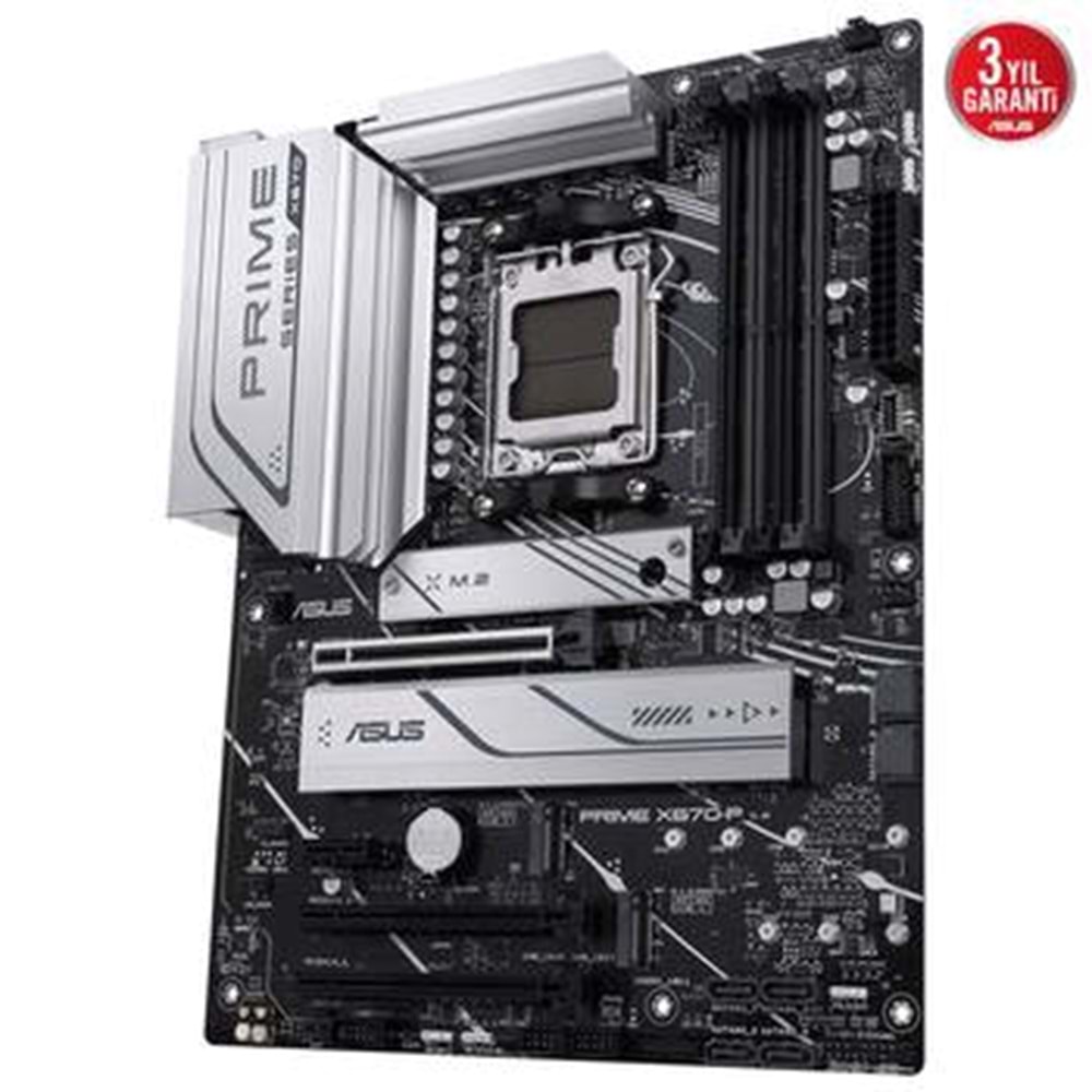 Asus Prime X670-P AMD DDR5 USB3.2 M.2 DP/HDMI PCI 4.0 AM5 Anakart