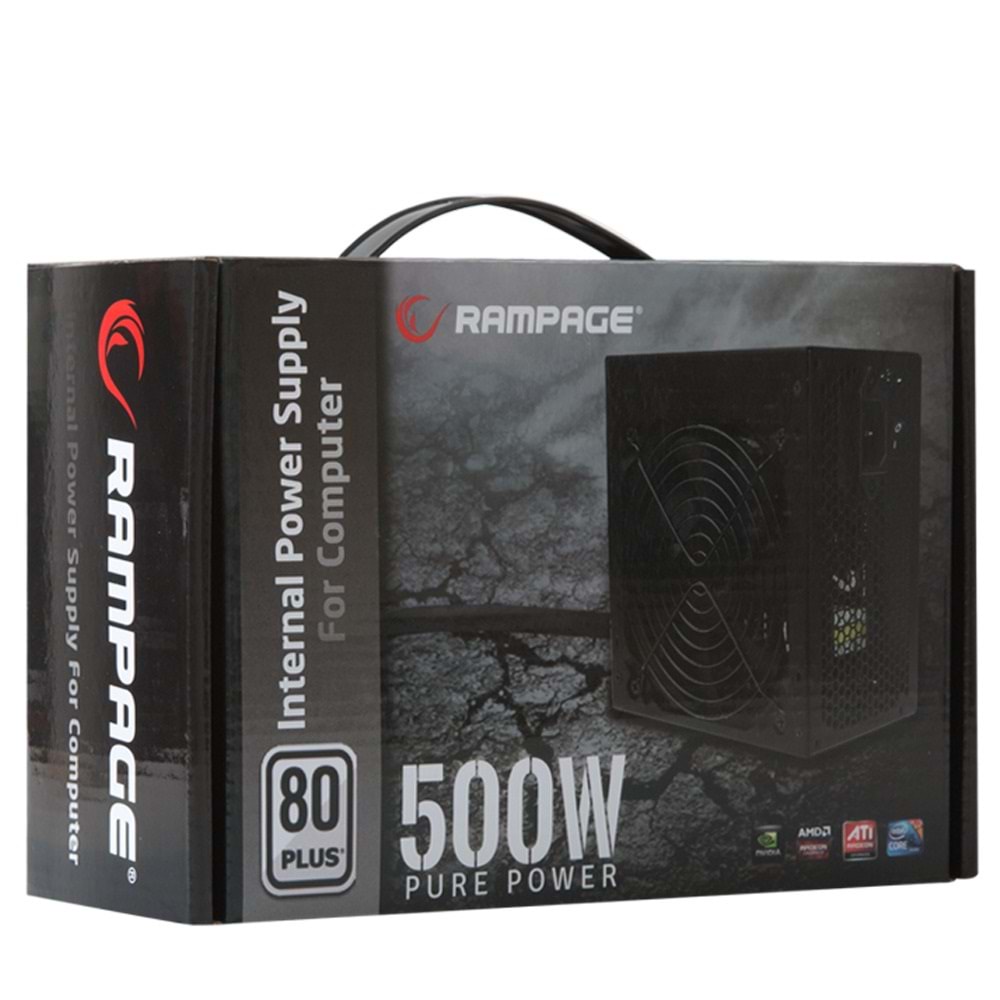 Rampage RMP-500-80P 500W 80+ Power Supply