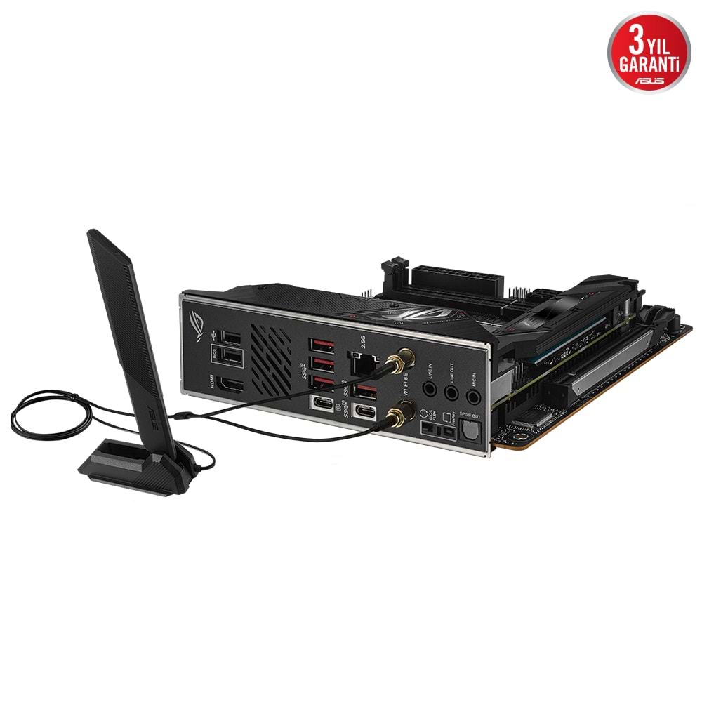 Asus ROG STRIX B650E-I GAMING WIFI DDR5 6400+(OC) HDMI M.2 M-ITX AM5+
