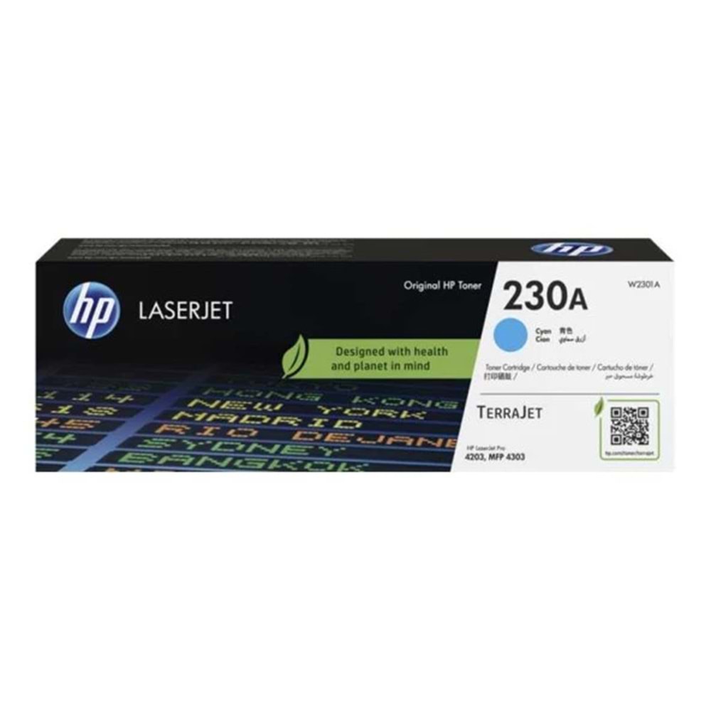 HP 230A Laserjet Mavi Toner (W2301A)