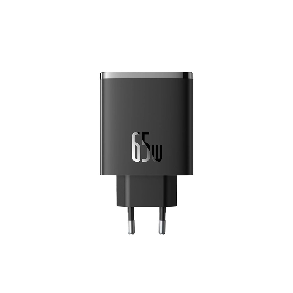 Baseus CUBE PRO 2C+U 65W (Siyah) Hızlı Şarj Cihazı USB-TYPE-C(P10152301113-00)