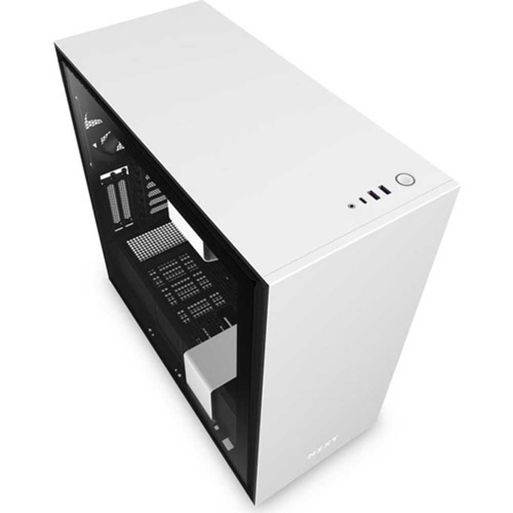 NZXT H710i Mid Tower Beyaz Siyah Chassis with Smart CA-H710I-W1