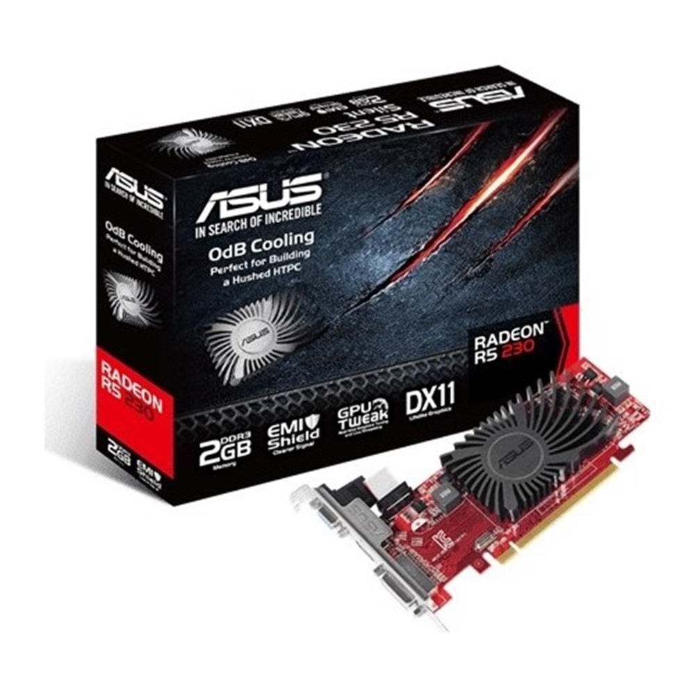 Asus AMD Radeon R5 230 2GB 64Bit DDR3 DX11 PCI-E 2.1 Ekran Kartı