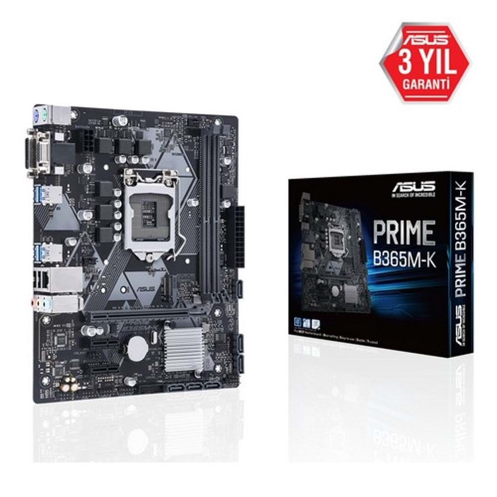 Asus Prime B365M-K B365 DDR4 M.2 DVI/VGA 1151p Anakart