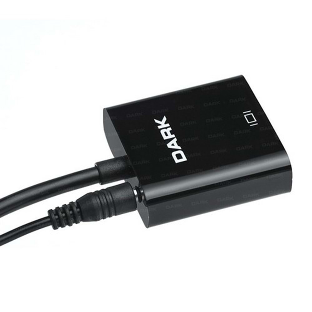 Dark Dijital HDMI to Analog VGA ve SES Aktif Dönüştürücüsü (DK-HD-AHDMIXVGA)