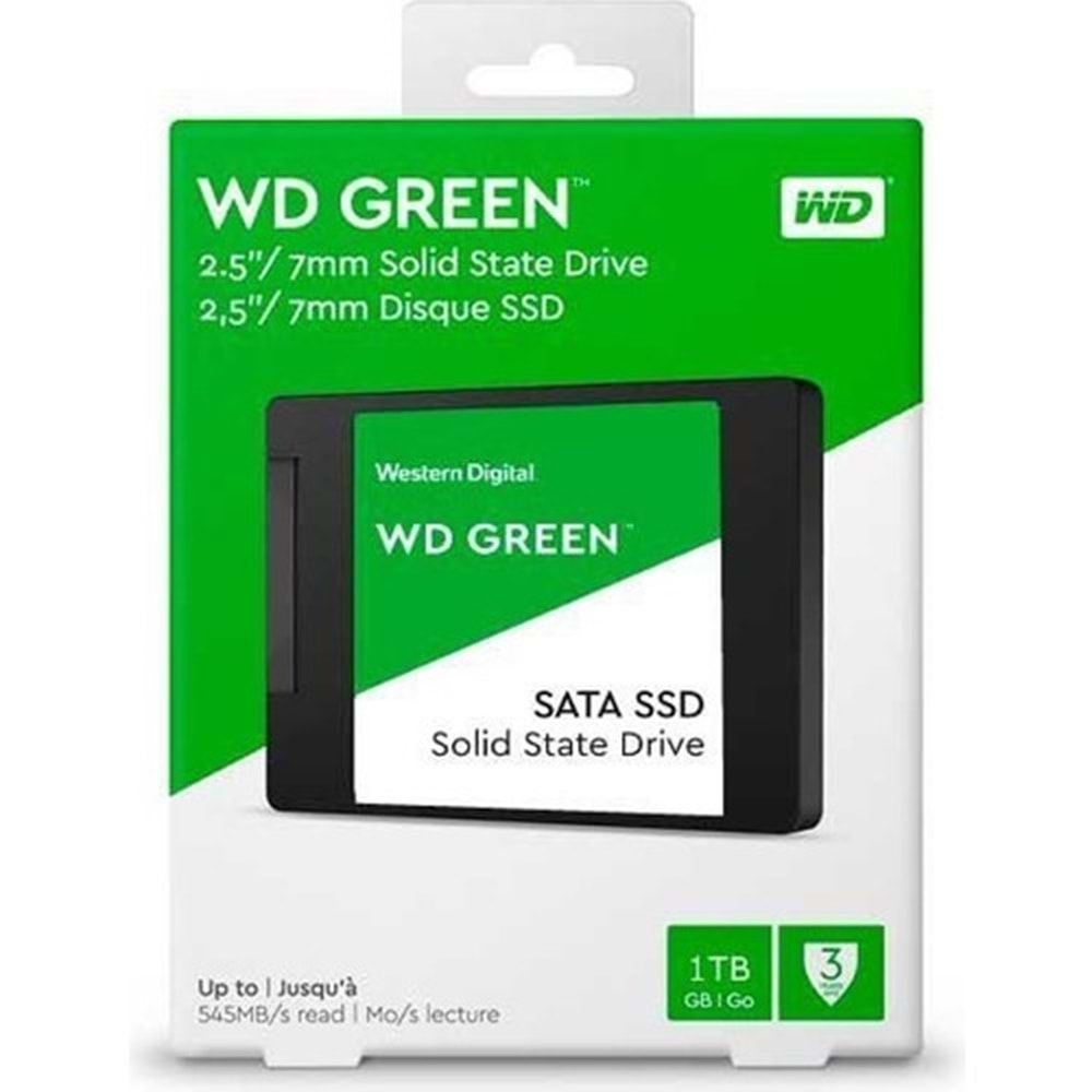 WD Green 1TB 7mm SATA3 545-545MB/s WDS100T2G0A