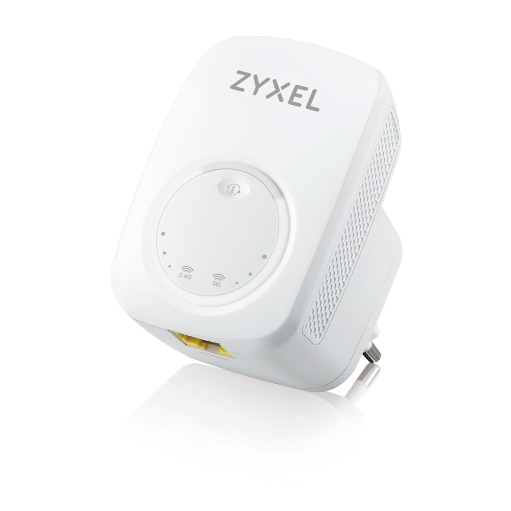 Zyxel WRE6505 V2 AC750 Kablosuz Access Point Priz Tasarım