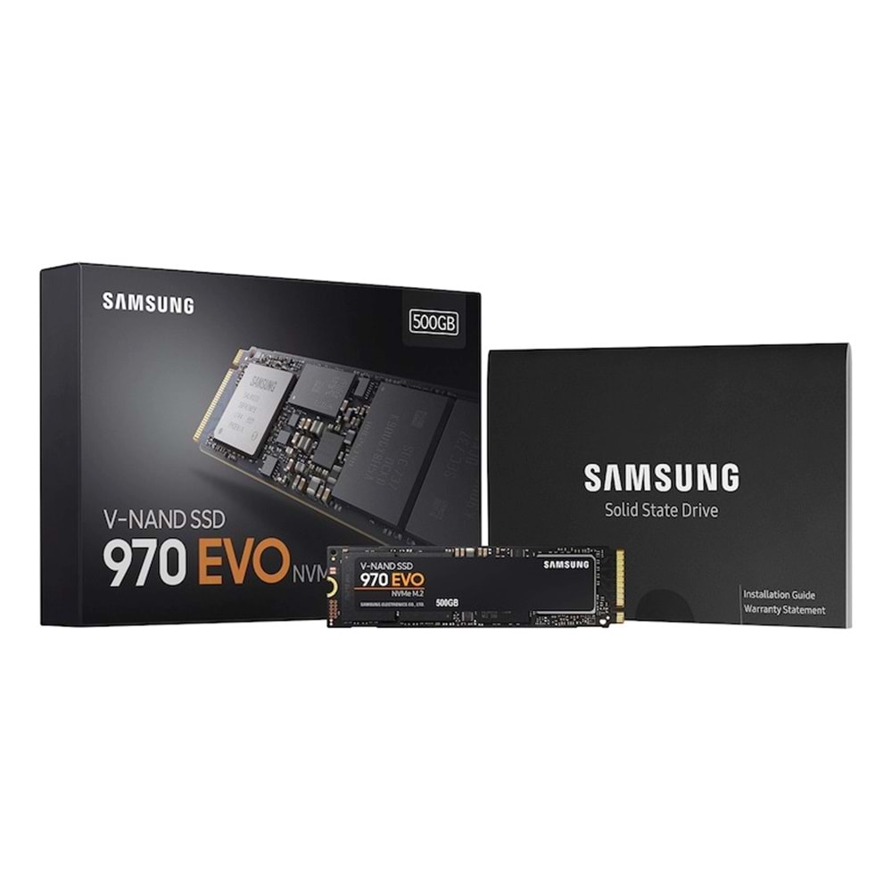 Samsung 970 EVO SSD 500GB NVMe M.2 3400-2300MB-s MZ-V7E500BW