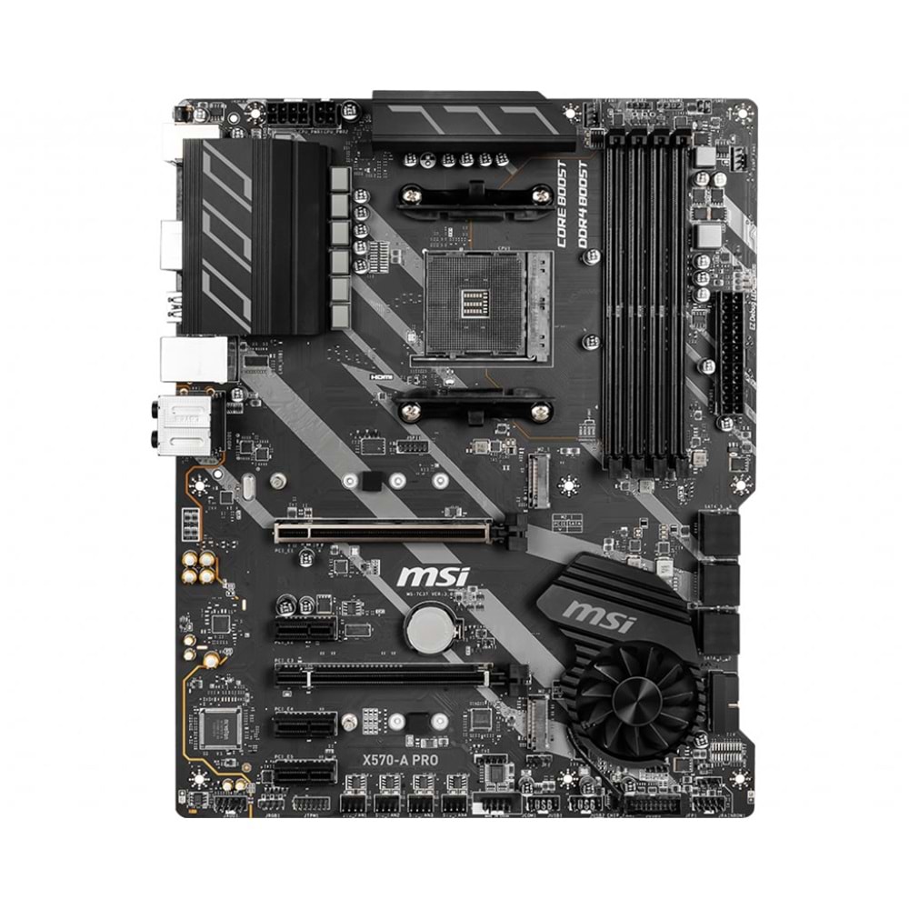 Msi X570-A PRO B570 Ddr4 usb3.2 M.2 HDMI Tip-A C PCI4.0 AMD4