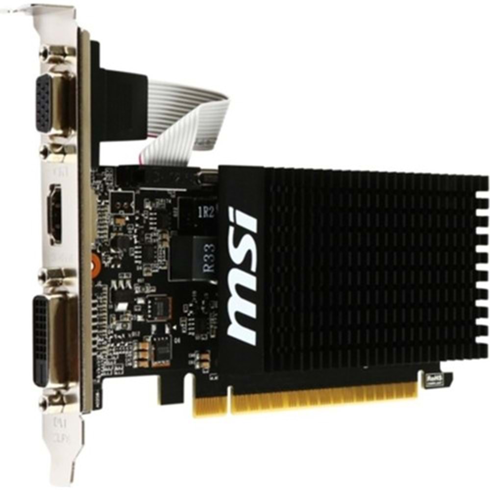 Msi GT 710 1GD3H LP GT710 1GB DDR3 64B VGA/DVI/HDMI Ekran Kartı
