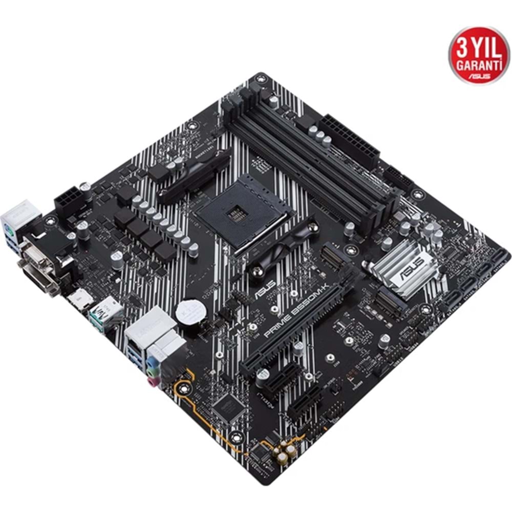 Asus Prime B550M-K AMD DDR4 PCI 4.0 AM4 Anakart