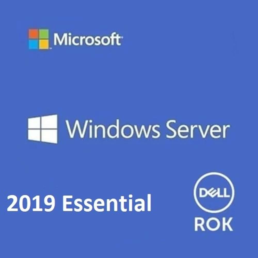 Dell 634-BSFZ Windows Server 2019 Essential ROK 25 Kullanıcı
