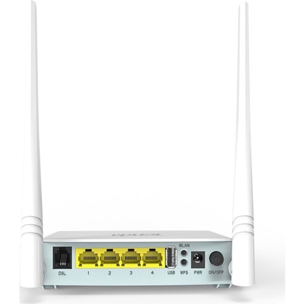 Tenda 300Mbps 4Port WiFi-N ADSL2+ Modem/Router D301