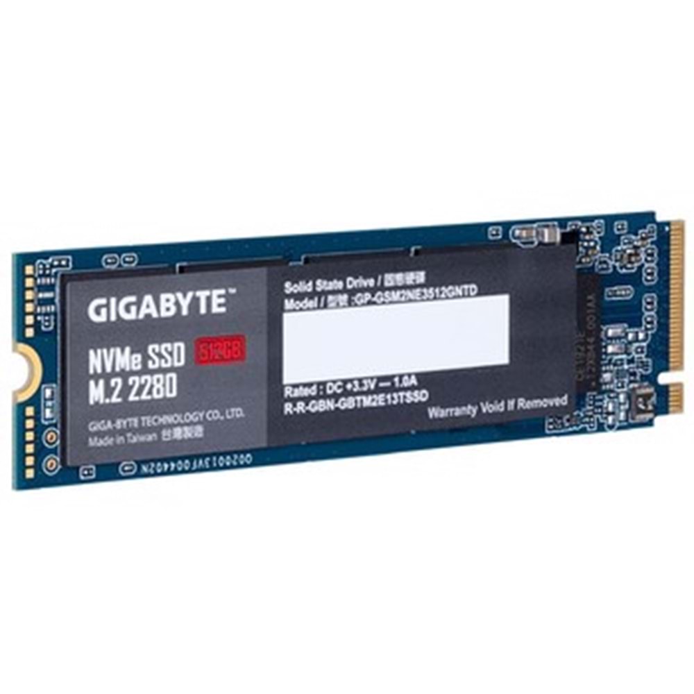 Gigabyte 512GB M.2 Disk PCle 1700-1500MB/s SSD Disk GP-GSM2NE3512GNTD