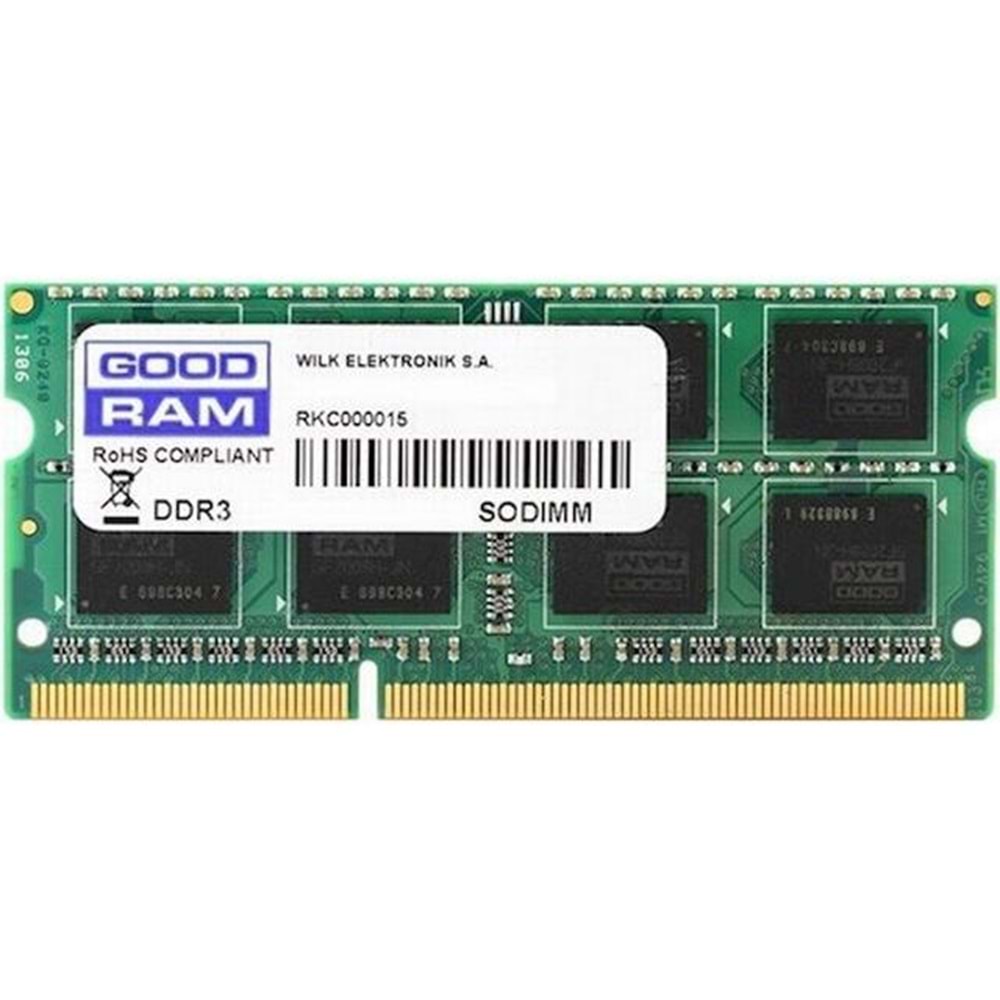 Goodram 8GB 1600MHZ CL11 DDR3 SINGLE SODIMM Ram GR1600S3V64L11-8G