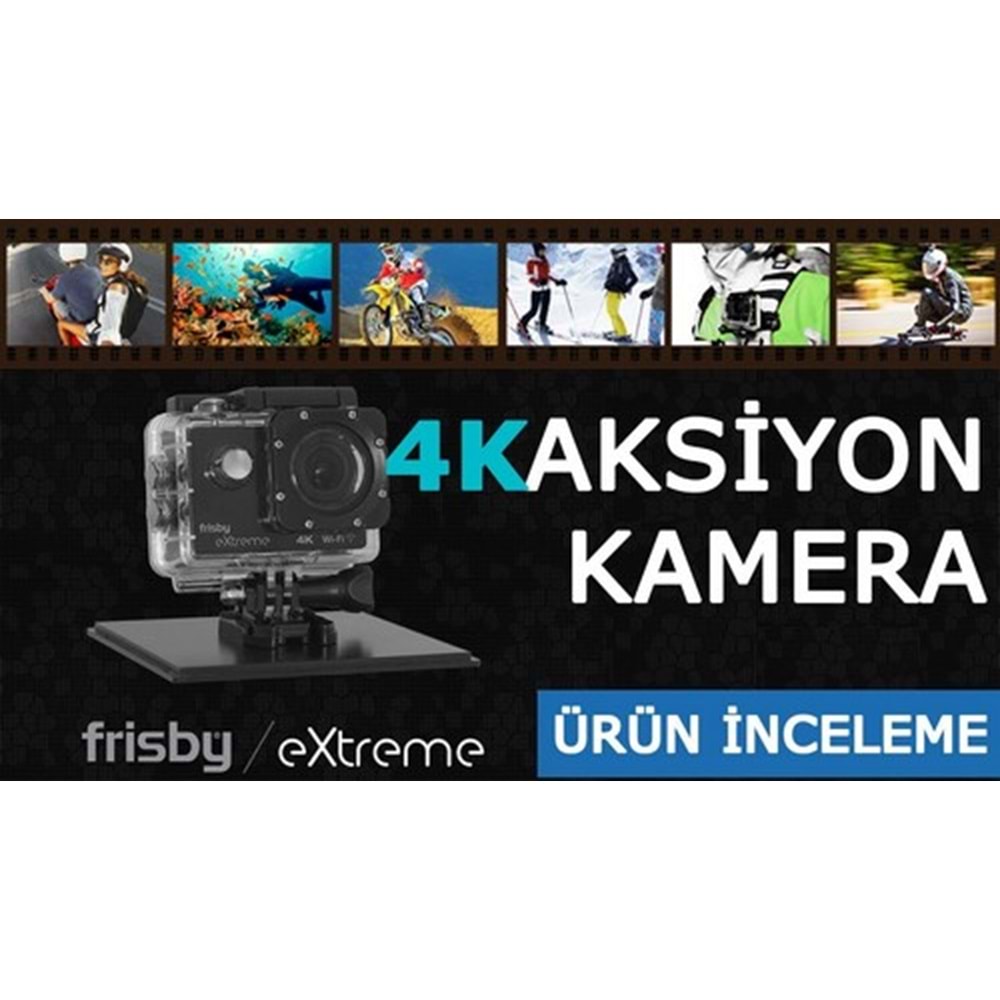 Frisby eXtreme 4K Ultra HD WiFi 1080p Aksiyon Kamera FDV-3105B