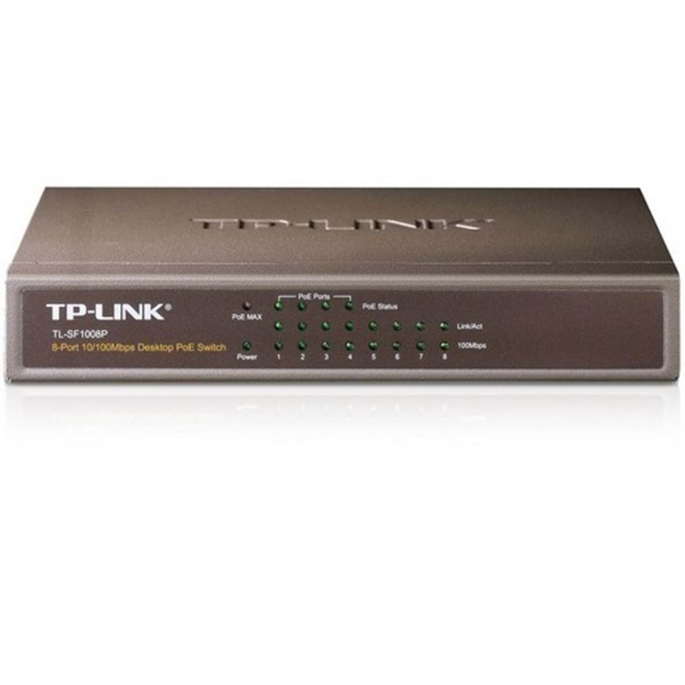 TP-Link TL-SF1008P 8 Port 4 Port PoE 57W Masaüstü Switch