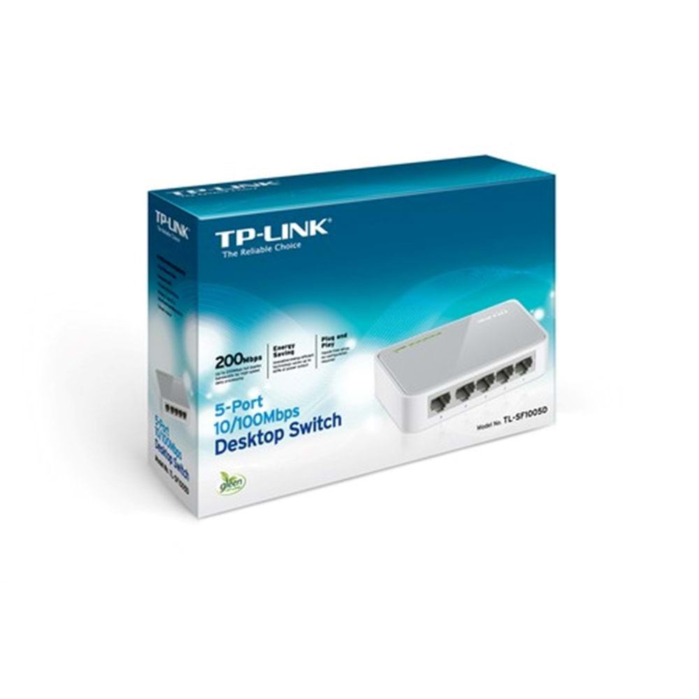 TP-Link TL-SF1005D 5 Port 10/100 Tak ve Kullan Swich