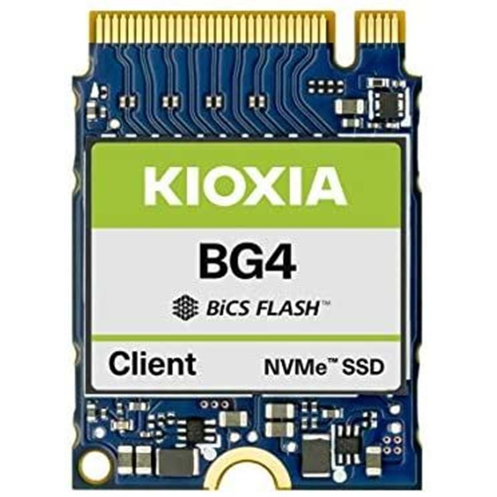Kioxia SSD Disk 256GB BG4 M.2 Disk 2230 PCI EX 2200 1400 KBG40ZNS256G