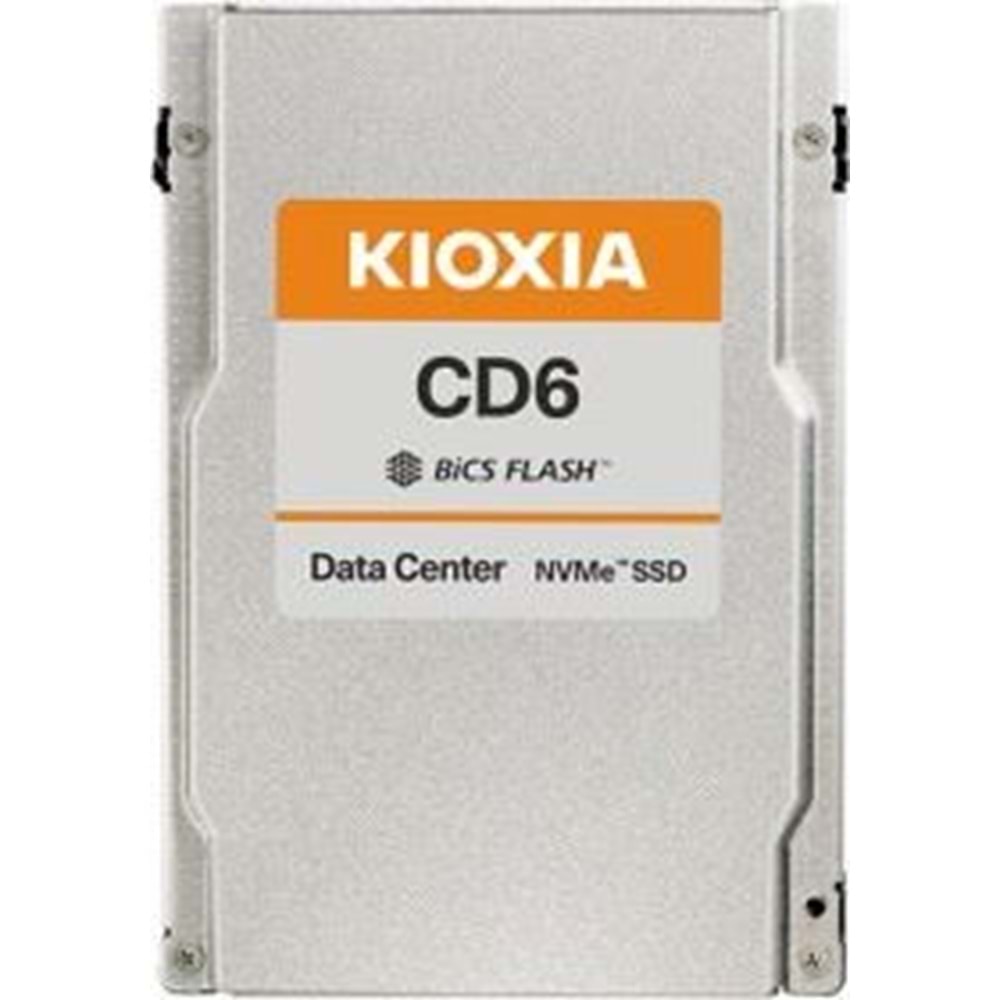 Kioxia SSD Disk 7680GB 64GT/s DWPD1 PCIe 4.0 NVMe 1.4 TLC KCD61LUL7T68