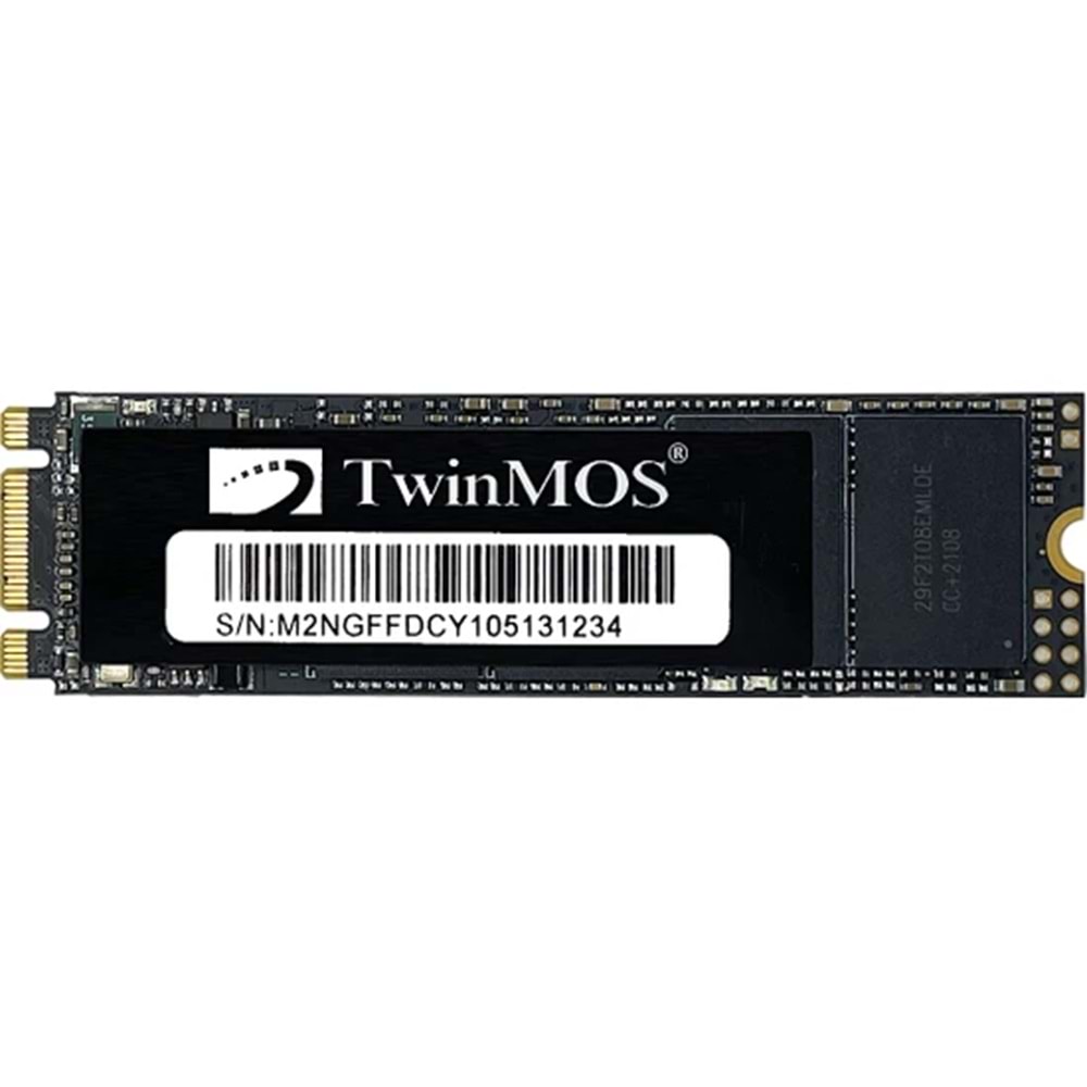 Twinmos 1TB M.2 Disk 2280 SATA3 SSD Disk 580Mb-550Mbs 3D NAND NGFFGGBM2280