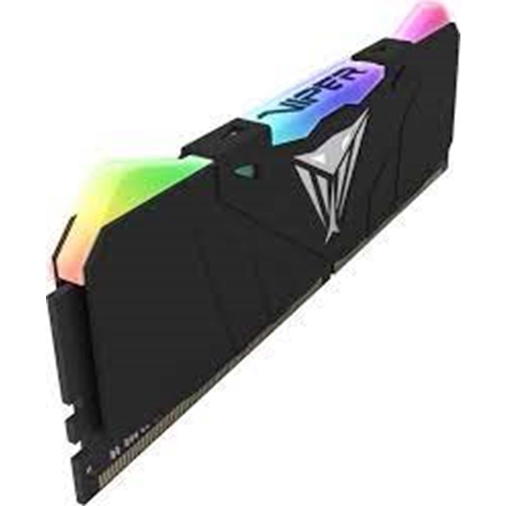 Patriot VIPER DUAL RGB BLACK Gaming Masaüstü RAM 16GB 8GBx2 3600MHz DDR4 PVSR416G360C0K