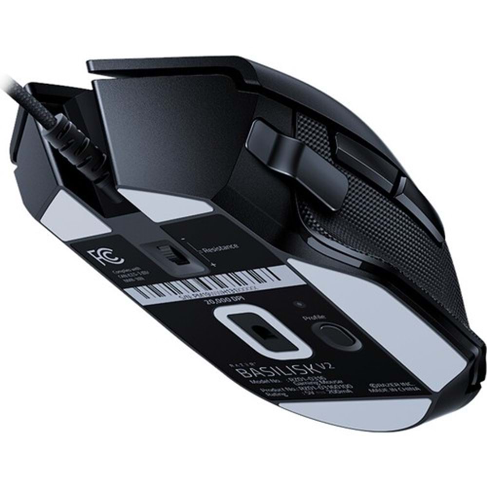 Razer Basilisk V2 Kablolu Optik 20000DPI Siyah Gaming Mouse RZ01-03160100-R3M1