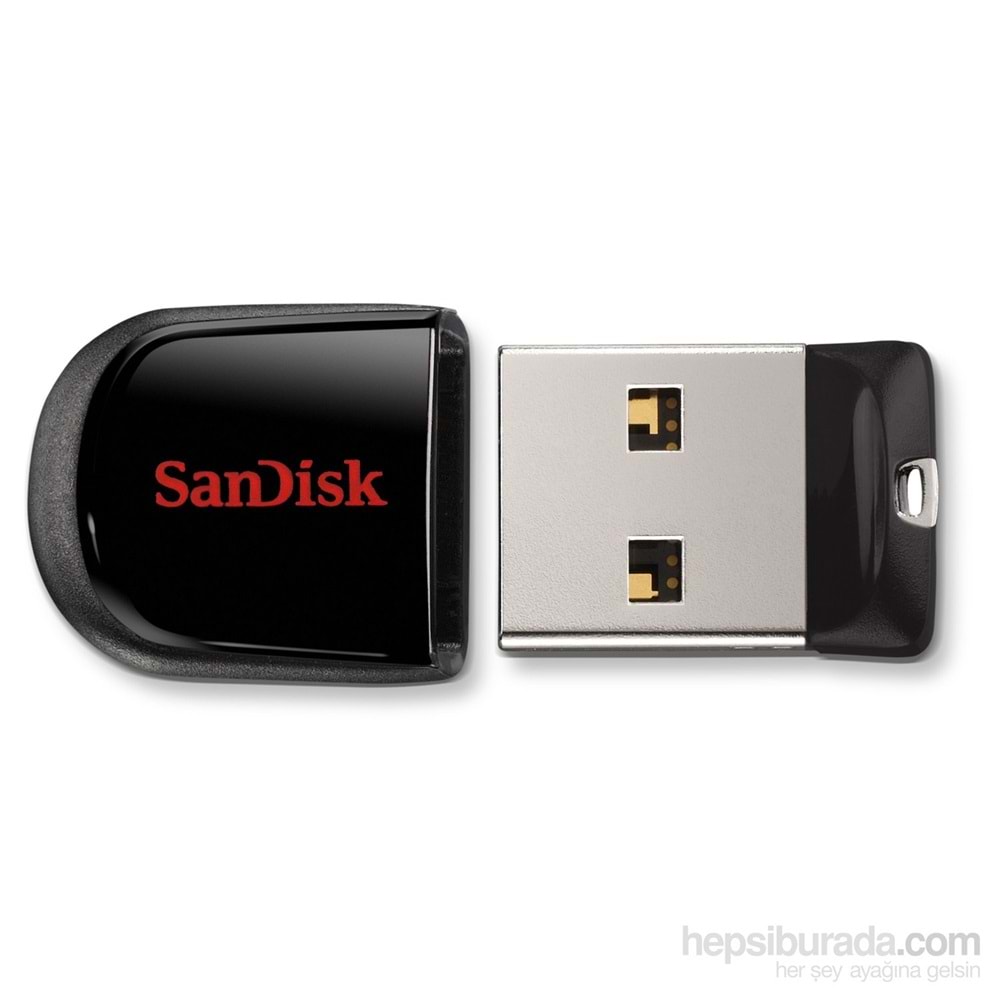 Sandisk 64GB Cruzer Fit USB 2.0 Siyah USB Bellek SDCZ33-064G-G35