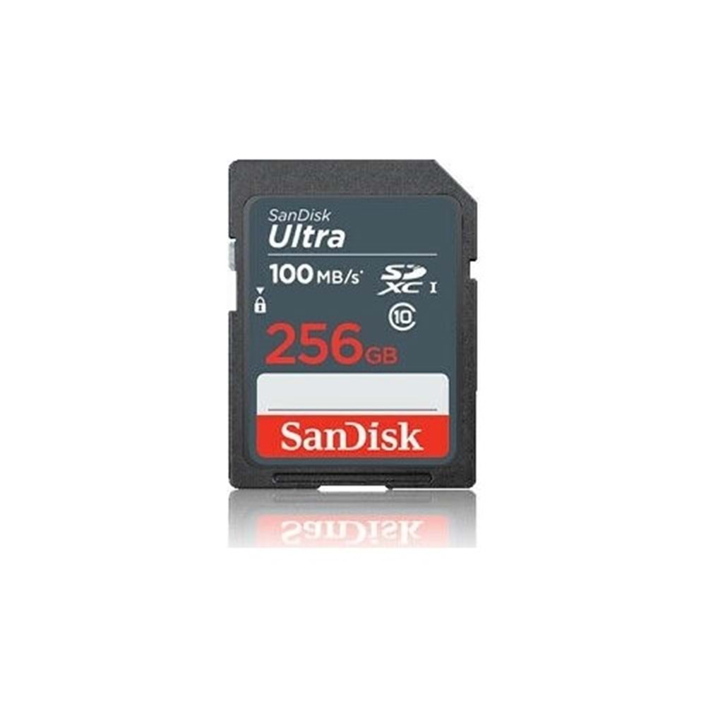 Sandisk FLA 256GB Ultra SDHC 100MB/S CLASS10 Hafıza Kartı SDSDUNR-256G-GN3IN