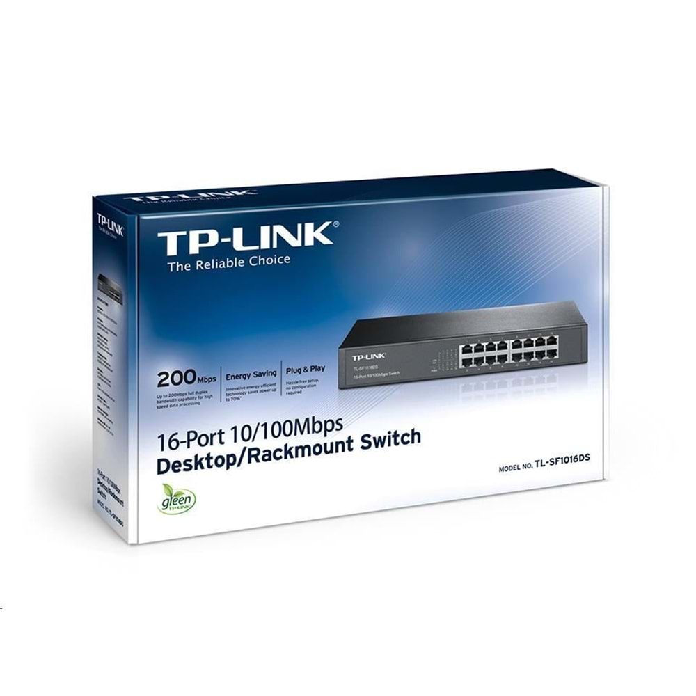 TP-Link TL-SF1016DS 16 Port 10/100 MBPS 13
