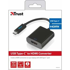 TRUST USB C - HDMI Dönüştürme Adaptörü 21011