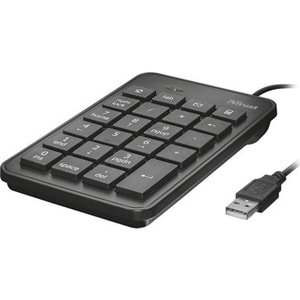 TRUST XALAS Numerik USB Kablolu Siyah Klavye 22221