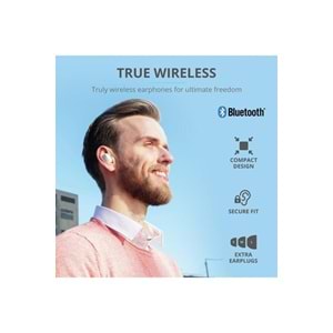 TRUST Nika Compact Bluetooth Kulaklık Beyaz 23904