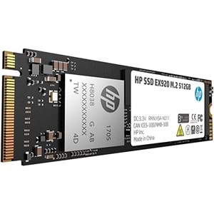 HP-X EX920 M.2 Disk 512GB NVMe 3D TLC NAND Internal Solid State Drive 2YY46AA