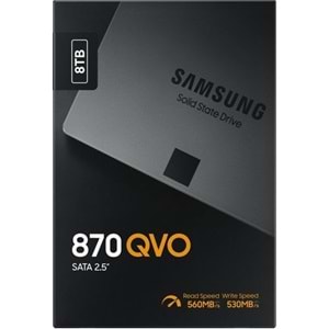 Samsung 870 QVO 8TB 560MB-530MB/s Sata 3 SSD MZ-77Q8T0BW