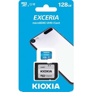 Kioxia 128GB Exceria Micro SDXC UHS-1 C10 100MB/sn Hafıza Kartı LMEX1L128GG2