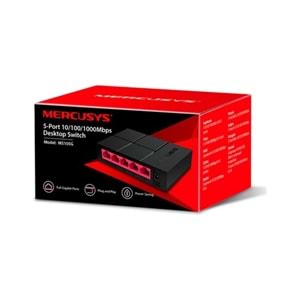 Mercusys MS105G 5-Port 10/100/1000 Mbps Masaüstü Switch