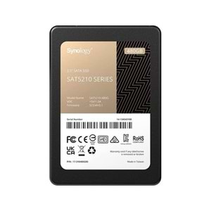 Synology 480GB SAT5210-480G SATA 6 Gb/s 530-500Mb/s Dahili Disk