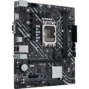 Asus Prime H610M-K D4 DDR4 3200MHZ 1XVGA 1XHDMI 1XM.2 USB 3.2 MatX 1700P Anakart