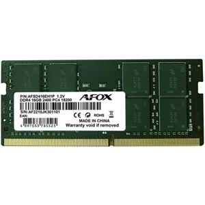Afox DDR4 16GB 2400MHZ SODIMM RAM