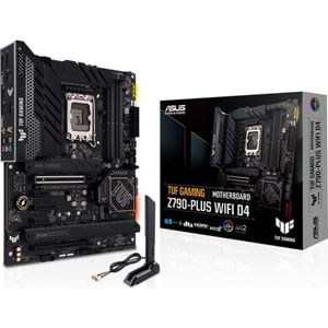 Asus TUF Gaming Z790-PLUS Wifi D4 DDR4 5333MHZ 1XHDMI 1XDP 4XM.2 USB 3.2 ATX 1700P Anakart