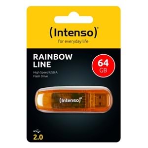 Intenso Rainbow Line 64GB USB2.0 USB Bellek (3502490)