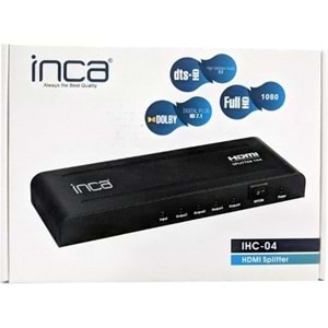 Inca 4 Port HDMI Splitter HDMI Çoklayıcı IHC-04