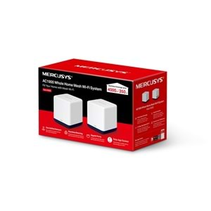 Mercusys Halo H50G(2-pack) AC1900 Whole Home Mesh Wi-Fi System (2 Adet)