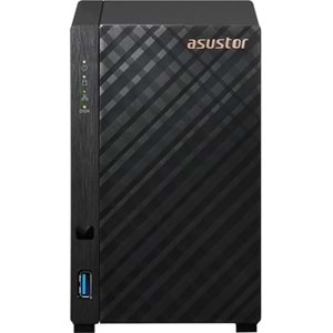 Asustor AS1102T ( RTD1296 İşlemci 1GB RAM 2 HDD Yuvalı 2.5GbE USB 3.2) Nas Cihazı