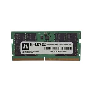 Hi-Level 8GB 5600MHz DDR5 Notebook CL46 1.1V (HLV-SOPC44800D5/8G)
