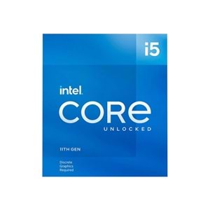 Intel Core i5-11600KF 3.9Ghz/4.9Ghz 12MB 11.Nesil 1200p Fansız