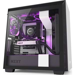 NZXT H710i Mid Tower Beyaz Siyah Chassis with Smart CA-H710I-W1